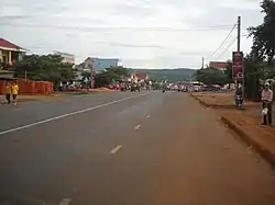 View of the road in Ea Đrăng