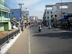 Street in Minh Lương town