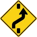 Shift to right carriageway