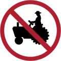 No tractors