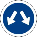 Pass on either side