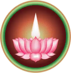 Image 6AyyavazhiImage credit: Vaikunda RajaThe Lotus-Namam is the symbol of Ayyavazhi, a Dharmic belief system that originated in South India in the 19th century. The lotus represents the 1,008-petalled Sahasrara and the flame-shaped white Namam represents the Aanma Jyothi or ātman, sometimes translated as 'soul' or 'self'. The number of practitioners is estimated to be between 700,000 and 8,000,000, although the exact number is unknown, since Ayyavazhis are reported as Hindus during censuses.More selected pictures