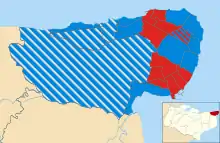 2011 results map