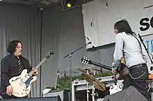 The Posies perform in Chicago, Illinois in June 2009.