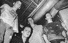 The Proletariat's original lineup, left to right: Tom McKnight, Frank Michaels, Peter Bevilacqua, and Richard Brown.
