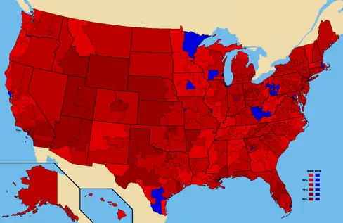 Results by congressional district