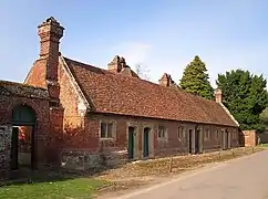 The Almshouses on the village street