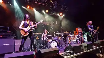 The Amorettes performing in Bristol, 14 April 2018