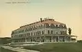 Asquam House in 1912. A "high-class modern hotel on Shepherd Hill on the shores of Asquam Lakes".