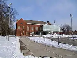 View of Humber College's Lakeshore Campus near Lake Shore Boulevard