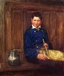 The Bagpipe Player, c. 1895.
