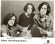 The Belltower, 1992.  L-R: Nino Dmytryszyn, Britta Phillips and Jody Porter.