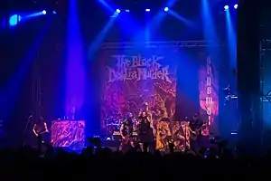 The Black Dahlia Murder in 2016 (L to R: Brandon Ellis, Max Levelle, Alan Cassidy, Trevor Strnad, & Brian Eschbach)