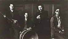 The Call in 1990, from left to right: Tom Ferrier, Scott Musick, Michael Been, and Jim Goodwin