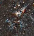 Carina Nebula in infrared light