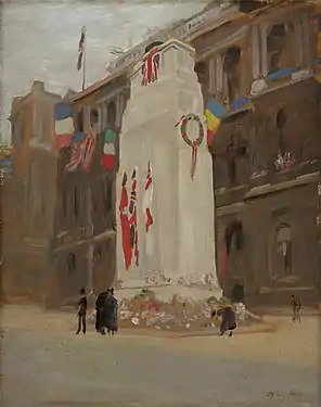 Painting of a monument