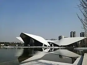 View of the Chengdu Tianfu Art Museum building