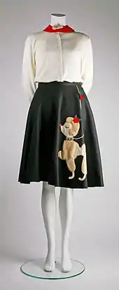 Poodle skirt.