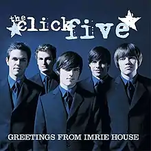 The cover features the band wearing suits against a blue background. The band's logo appears above them and the album title is below them, colored in white.