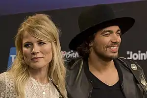 Ilse DeLange and Waylon in 2014