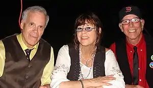 The Cowsills at Abbey Road on the River in 2019; left to right: Bob, Susan, and Paul