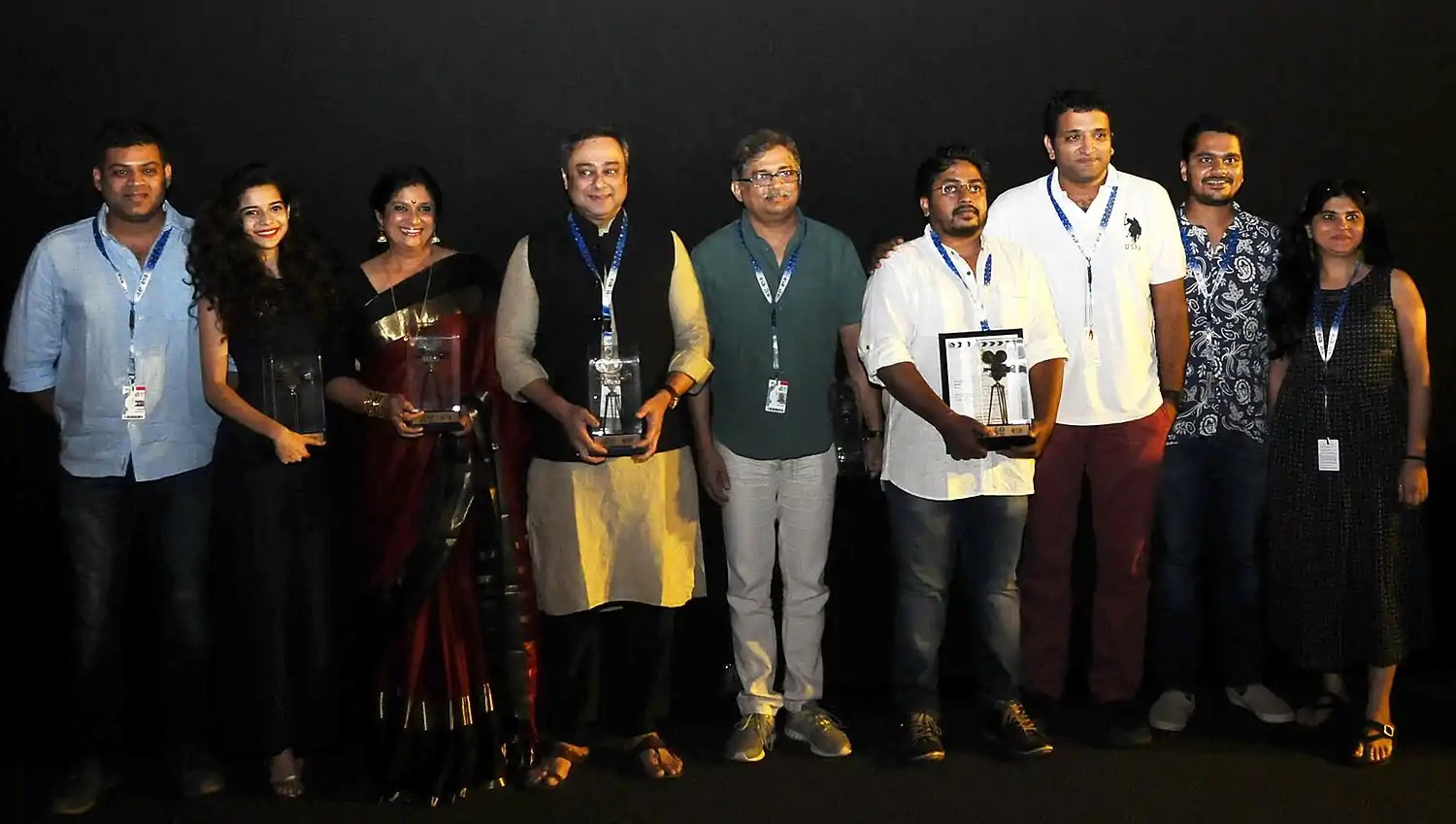 The Director Varun Narvekar with the Cast & Crew of the film MURAMBA (Marathi), at the Presentation, during the 48th International Film Festival of India (IFFI-2017), in Panaji, Goa on November 25, 2017.jpg