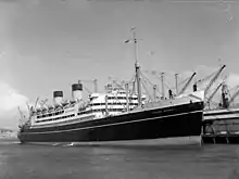 photo of large passenger liner