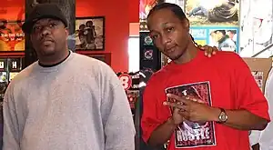 AMG (left) and DJ Quik (right)