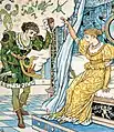 The Frog Turns Into A Prince by Walter Crane, 1874, Aberdeen Art Gallery