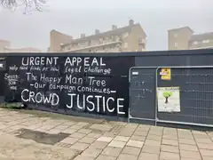 "Urgent appeal" message from protesters