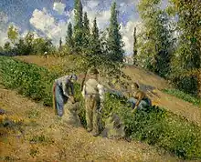 The Harvest, Pontoise, 1881. Metropolitan Museum of Art
