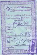 Aqaba Special Economic Zone Authority visa in a United States passport.