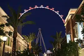 The Las Vegas High Roller is the second tallest Ferris wheel in the world