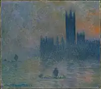 The Houses of Parliament (Effect of Fog), 1903–1904, Metropolitan Museum of Art