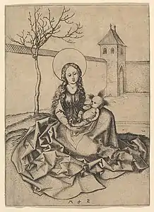 Madonna and Child in the Courtyard