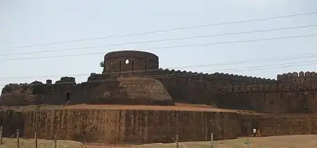 The Mirjan fort bastion and watch tower