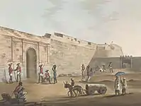 The Mysore Gate at Bangalore Fort by James Hunter (d.1792)