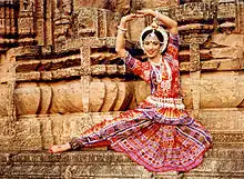 The Odissi costume.