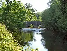 The Ogmore River and New Inn Bridge