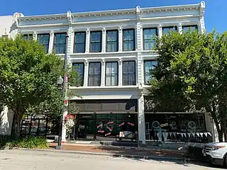 The Pace Building was built in 1875 with an ornate iron facade. Danville's oldest commercial building.