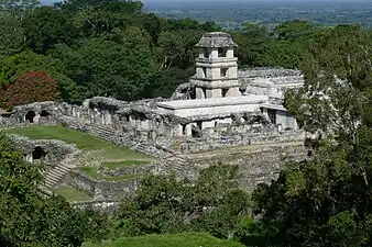 The Palace of Palenque, Chiapas, Mexico, 7th–8th centuries