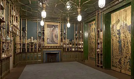 The Peacock Room by James McNeill Whistler (1876–77)