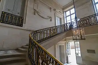 Staircase of the Petit Trianon, by Ange-Jacques Gabriel, 1764