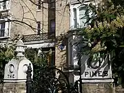 The Pines gateposts