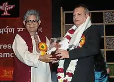The President of Sahitya Akademi, Shri Sunil Gangopadhyay presented the Sahitya Akademi Awards, 2011, at a function, in New Delhi.
