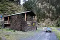 A ranger station in the park