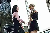The Regrettes performing at When We Were Young Festival 2017