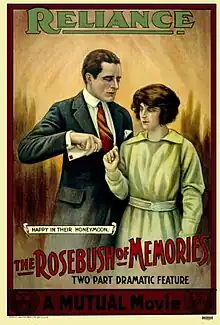 Poster for The Rose Bush of Memories (1914)