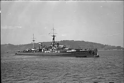 HMS Centurion masquerading as HMS Anson