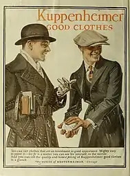 Ad from Saturday Evening Post in 1920